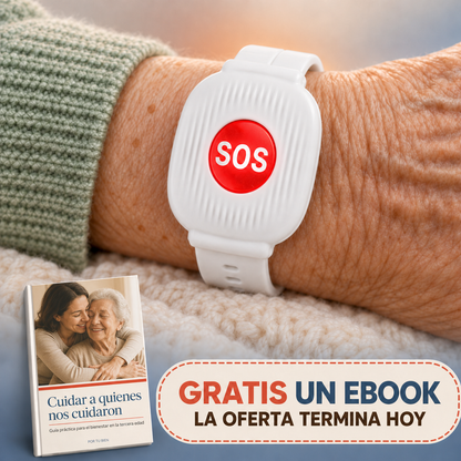 Pulsera de Emergencia con Botón SOS para Mayores